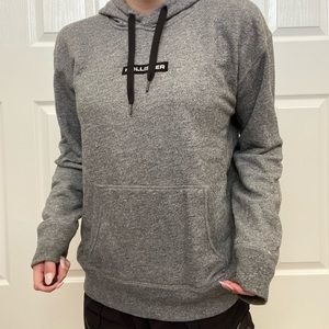 Hollister gray and black sweatshirt